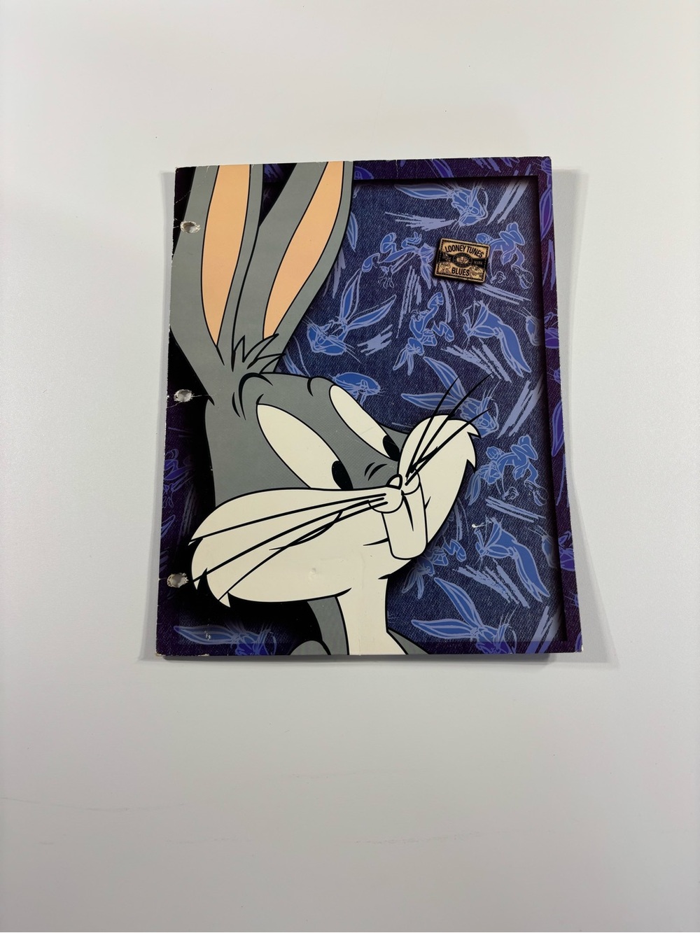 Vintage Looney Tunes Bugs Bunny Portfolio Folder Looney Tunes Blues 1995